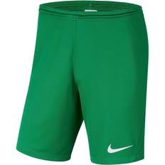 Vert Pantalons NIKE Park III Shorts Kids - Pine Green /White