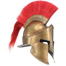 vidaXL Greek Warrior Helmet Antique Replica Larp Brass Steel