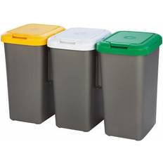 Grigio Smaltimento rifiuti Tontarelli Trio - Dustbin for Separating Waste