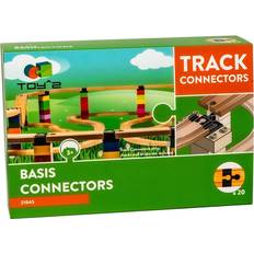 Plastic Train Track Extensions Toy2 Track Connectors Basic Connector 20pcs