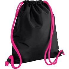 BagBase Icon Gymsac 2-pack - Black/Fuchsia