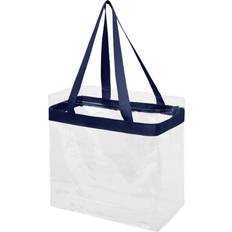 Plast Tygkassar Bullet Hampton Tote - Navy/Transparent