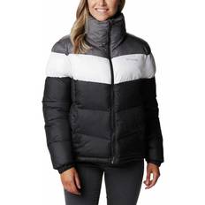 Columbia Puffect Color Blocked Jacket Women's - Black/White/City Grey