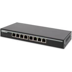 Digitus DN-95340 Switch di Rete 8 Porte 10/100/1000 Gigabit