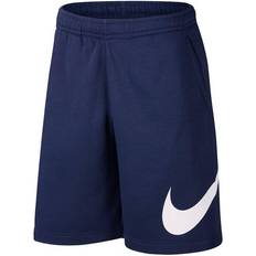 3XL Shorts Nike Sportswear Club Men's Graphic Shorts - Midnight Navy/White