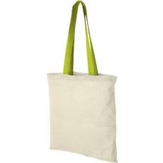 Beige Stoffvesker Bullet Nevada Cotton Tote - Natural/Apple Green