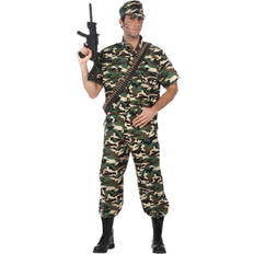 Th3 Party Camouflage Soldier Costume for Adult