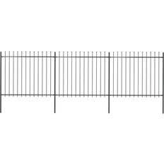 Clôtures vidaXL Garden Fence with Spear Top 510x200cm