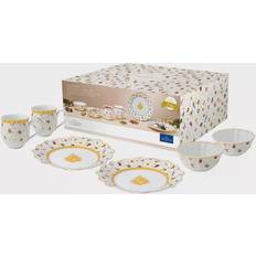 Kahvalla Astiastot Villeroy & Boch Toy's Delight Aamiaissetti 6 Kpl Valkoinen