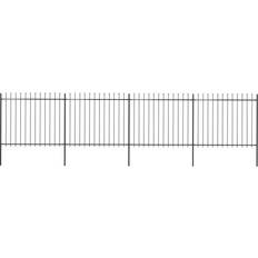 Acero Vallas vidaXL Garden Fence with Spear Top 680x200cm