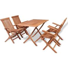 vidaXL 44683 Matgrupp, 1 Bord inkl. 4 Stolar