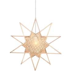 Rattan Advent Stars Globen Lighting Karin Advent Star ∅ 70cm