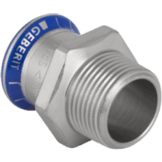 Geberit Overg.Stk Rustf 18mm-3/4