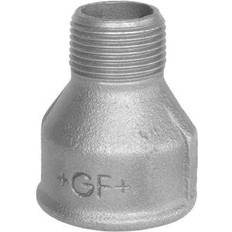 +GF+ GF spidsmuffe sort blødstøbt