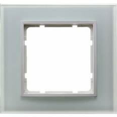 Elartikler Berker Ramme 1 modul B.7 glas hvid