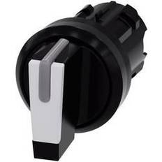 Siemens 3SU1002-2BM60-0AA0 Knob Front ring (PVC) Black, White 2 x 45 ° 1 pc(s)