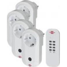 Brennenstuhl Enchufes con Control Remoto Brennenstuhl Set de interruptores control radio RC CE1 4001 4 piezas