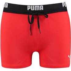 Puma Swim Logo Swimming Trunks - Red