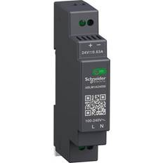 Grå Strømafbrydere Schneider Electric Str&mforsyning Switch Mode 24V DC 0,6A modular, ABLM1A24006