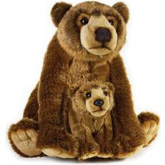 Soft Toys National Geographic nallebjörn Grizzly Bear With Baby