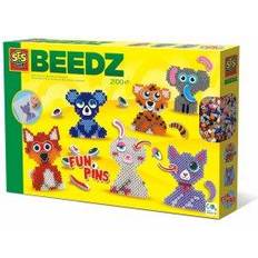 SES Creative Perler til strygning FunPins dyr
