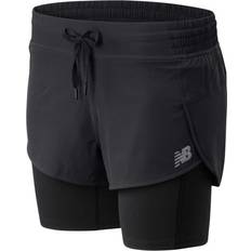 New balance women shorts New Balance Impact Run 2 In 1 Short Women - Black