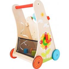 Legno Passeggini per Bambini Small Foot Carrello Primi Passi ''prato Fiorito''