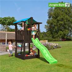 Jungle gym hut legetårn Jungle Gym Hut legetårn komplet ekskl. rutschebane, grundmalet sort