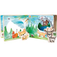 Small Foot libro ilustrado paisaje forestal interactivo