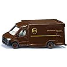 Vans Siku 1920, UPS Delivery Truck, Mercedes-Benz Sprinter, 1:50, Metal/Plastic, Brown, Movable parts