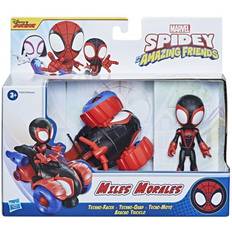 Hasbro Figura Marvel Spidey And His Amazing Friends Miles Morales Con Tecno-moto