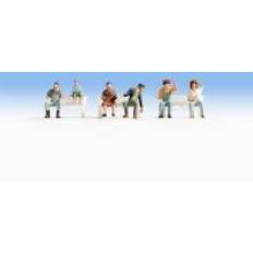 Plastique Tracteurs Noch Lot de 6 figurines conducteurs de tracteur 15628