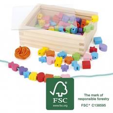 Small Foot Inserto Creativo Con Perline Di Legno