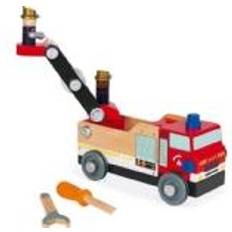 Janod Camion de pompiers brico'kids