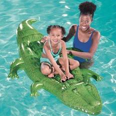 Tiere Aufblasbare Spielzeuge Bestway Badleksak Crocodile Ride-On 203 x 117 cm