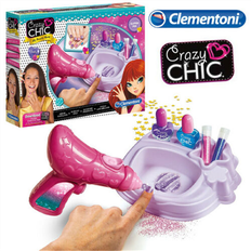 Clementoni studio Crazy Chicde manucure pour filles violet/rose 5-pièces