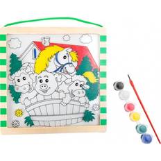 Holzspielzeug Mitmachbücher Small Foot Legler 10179 "Farm Colouring Pictures