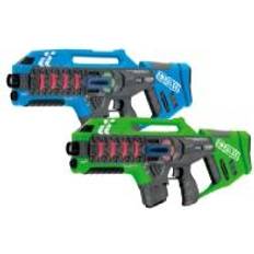 Laserpistol leksak Jamara Laserpistol Set Impulserifle Pojkar 52 Cm Blå/grön