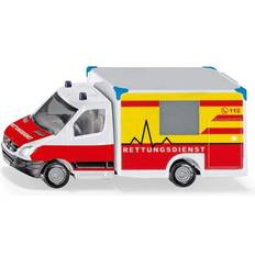 Rettungsfahrzeuge Siku 1536 Mercedes Benz Sprinter "Rettungswagen 112" weiss/rot/gelb (Blister)