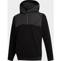 Hugo boss half zip HUGO BOSS Half Zip Hoodie - Black