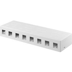 Goobay Klammern & Befestigungsmaterial Goobay Keystone Leergehäuse 6-port