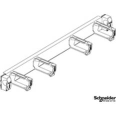 Lk 4 stikdåse Schneider Electric LK Actassi 19''patchkabelguide 4 ringe 1HE, koksgrå