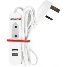 Reseadaptrar uk skross Skross Resestation USB UK