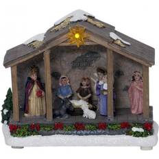 Iluminación Interior Pueblos Navideños Star Trading Nativity Pueblo Navideño 19cm