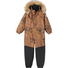 Boys Snowsuits Reima Bergen Kid's Winter Overall - Cinnamon Brown (520279-1492)