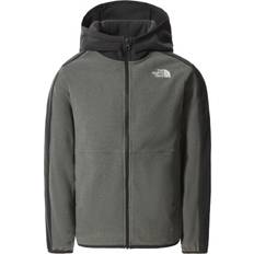 The North Face Youth Glacier Full-zip Fleece Hoodie - TNF Medium Grey Heather