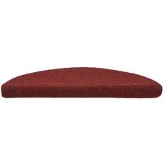Röda Trappmattor vidaXL 149683 10-pack Röd 17x56cm