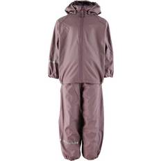 Jungen - Lila Regenbekleidung CeLaVi Rain Set - Moonscape (5875-652)