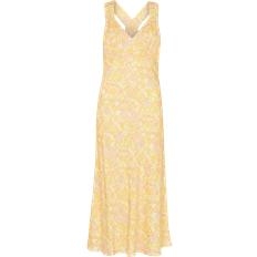 Whistles Camo Safari Midi Dress - Yellow/Multi