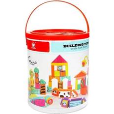 Plastleksaker Träklossar Bristle Farm Blocks 24pcs